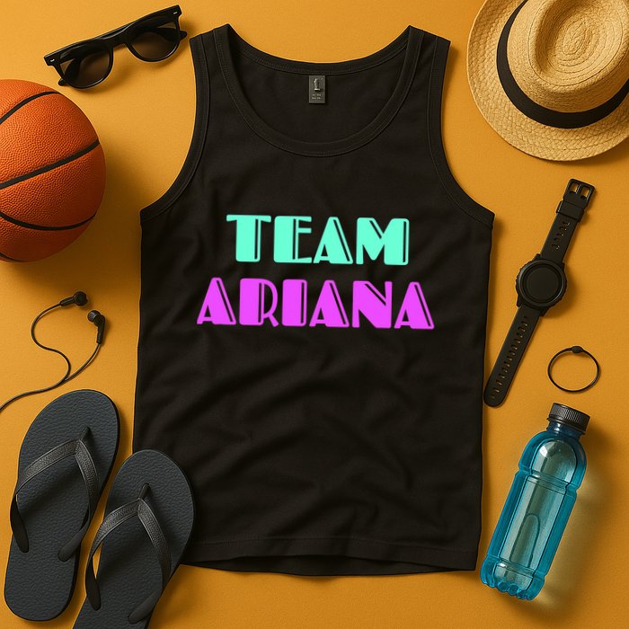 Cheer For Ariana, Show Support Be On Team Ariana | 90s Style Tank Top