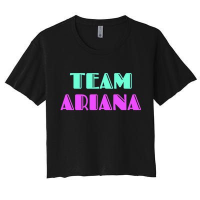 Cheer For Ariana, Show Support Be On Team Ariana | 90s Style Crop Top