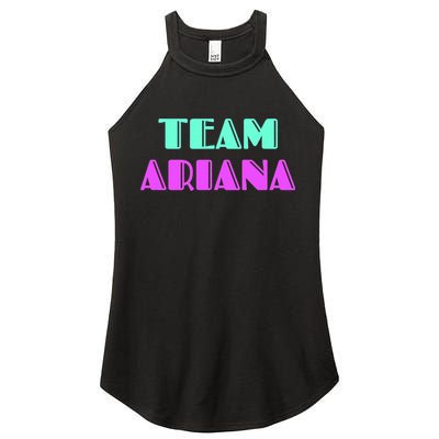 Cheer For Ariana, Show Support Be On Team Ariana | 90s Style Women's Perfect Tri Rocker Tank