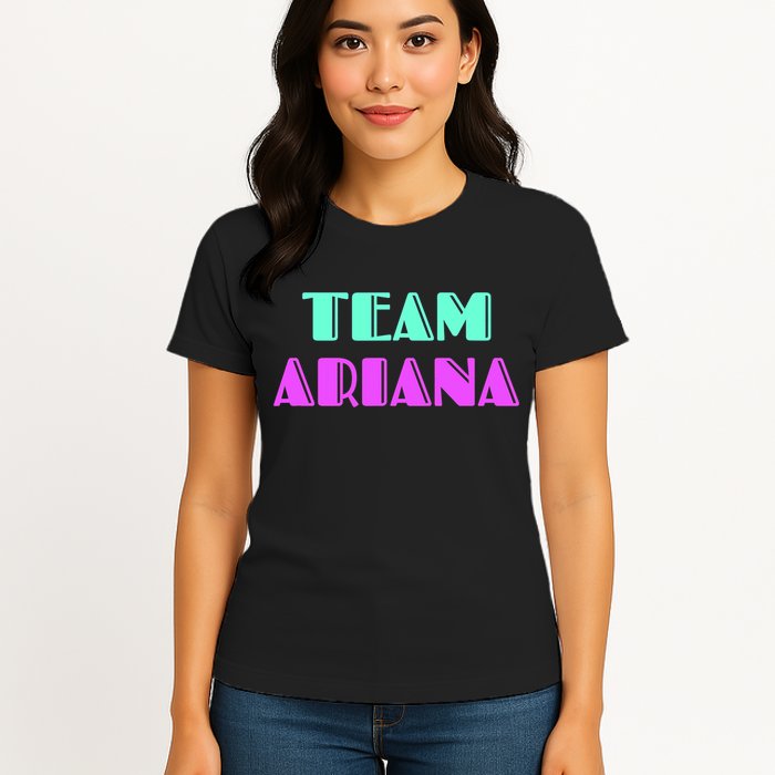 Cheer For Ariana, Show Support Be On Team Ariana | 90s Style Womens T-Shirt