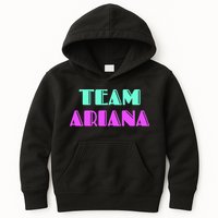 Cheer For Ariana, Show Support Be On Team Ariana | 90s Style Kids Hoodie