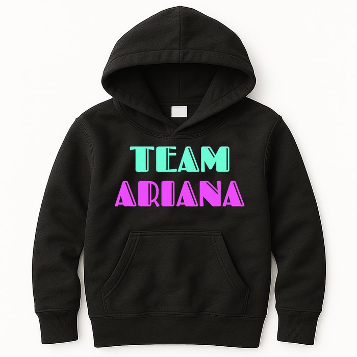 Cheer For Ariana, Show Support Be On Team Ariana | 90s Style Kids Hoodie