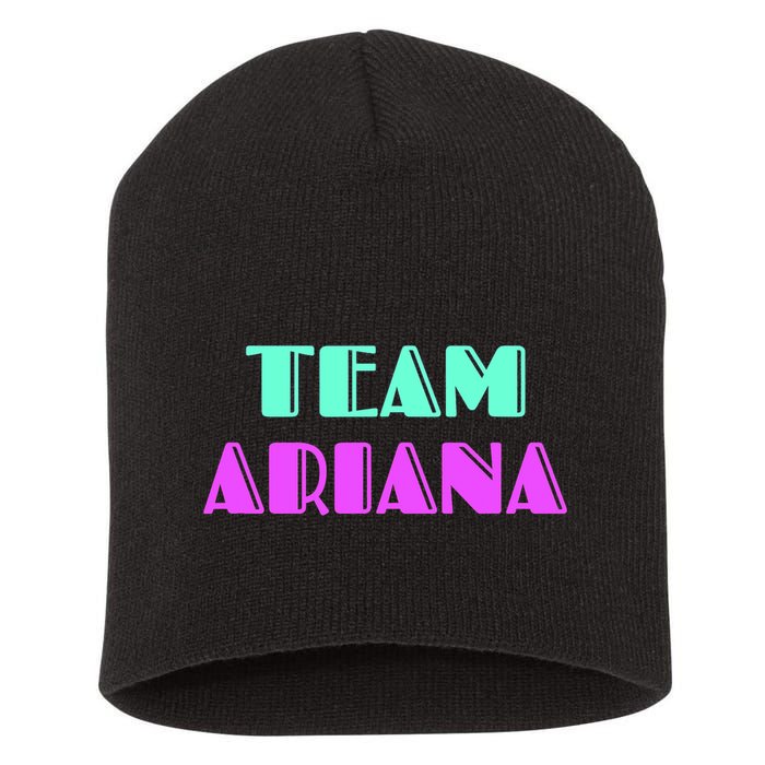 Cheer For Ariana, Show Support Be On Team Ariana | 90s Style Short Acrylic Beanie