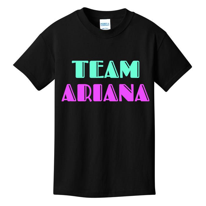 Cheer For Ariana, Show Support Be On Team Ariana | 90s Style Kids T-Shirt