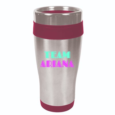 Cheer For Ariana, Show Support Be On Team Ariana | 90s Style 16oz Travel Tumbler