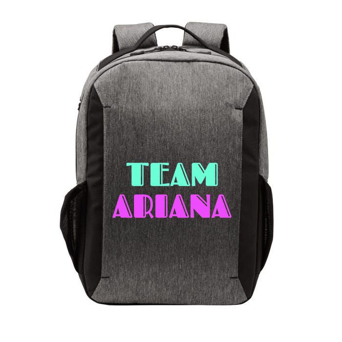 Cheer For Ariana, Show Support Be On Team Ariana | 90s Style Vector Backpack