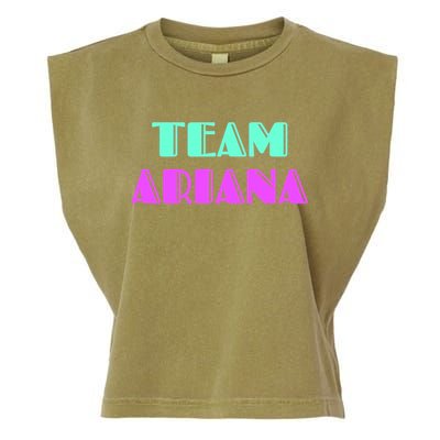 Cheer For Ariana, Show Support Be On Team Ariana | 90s Style Garment-Dyed Women's Muscle Tee