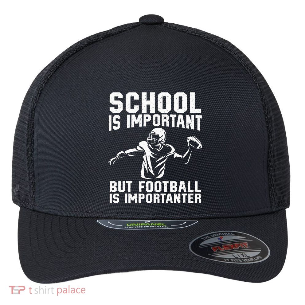 Cute Football Art For American Football Player Flexfit Unipanel Trucker Cap