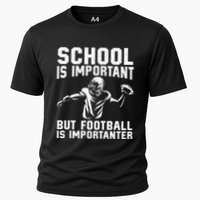 Cute Football Art For American Football Player Cooling Performance Crew T-Shirt