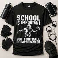 Cute Football Art For American Football Player Cooling Performance Crew T-Shirt