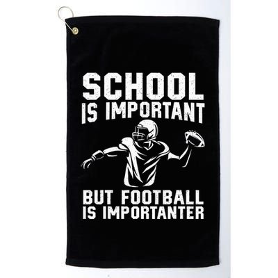 Cute Football Art For American Football Player Golf Towel