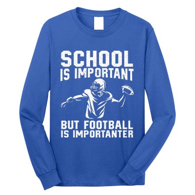 Cute Football Art For American Football Player Long Sleeve Shirt