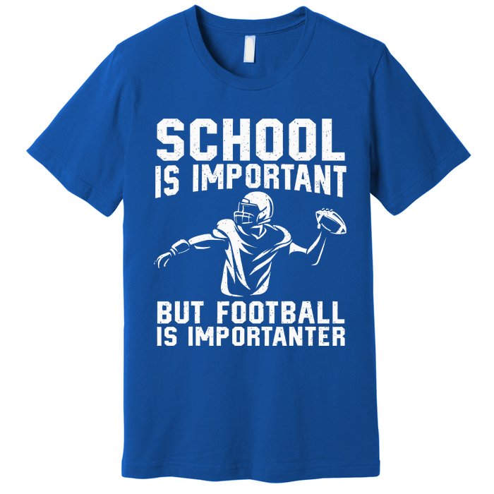 Cute Football Art For American Football Player Premium T-Shirt