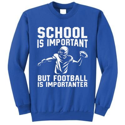 Cute Football Art For American Football Player Tall Sweatshirt