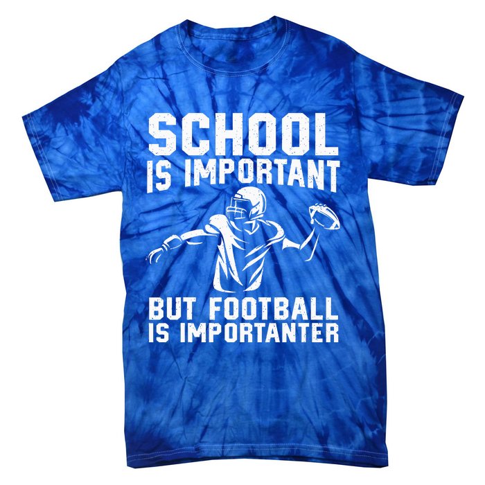 Cute Football Art For American Football Player Tie-Dye T-Shirt