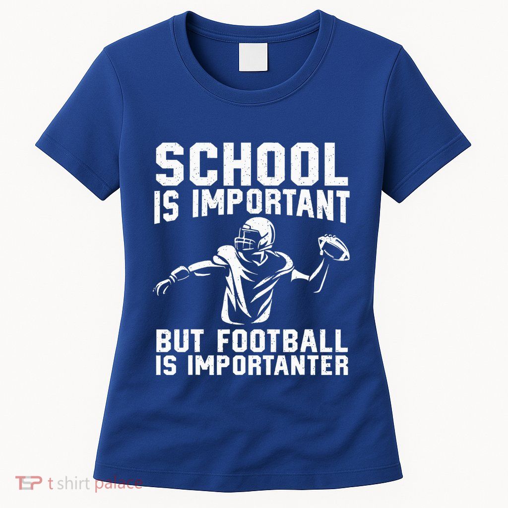 Cute Football Art For American Football Player Womens T-Shirt