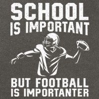 Cute Football Art For American Football Player Cotton Canvas Backpack
