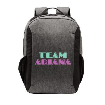 Cheer for Ariana, Show Support Be On Team Ariana | 90s Style Vector Backpack