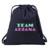 Cheer for Ariana, Show Support Be On Team Ariana | 90s Style Drawstring Bag