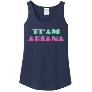 Cheer for Ariana, Show Support Be On Team Ariana | 90s Style Ladies Essential Tank