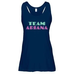 Cheer for Ariana, Show Support Be On Team Ariana | 90s Style Ladies Essential Flowy Tank