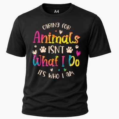 Caring For Animals Isnt What I Do Its Who Animal Rescue Performance Shirt