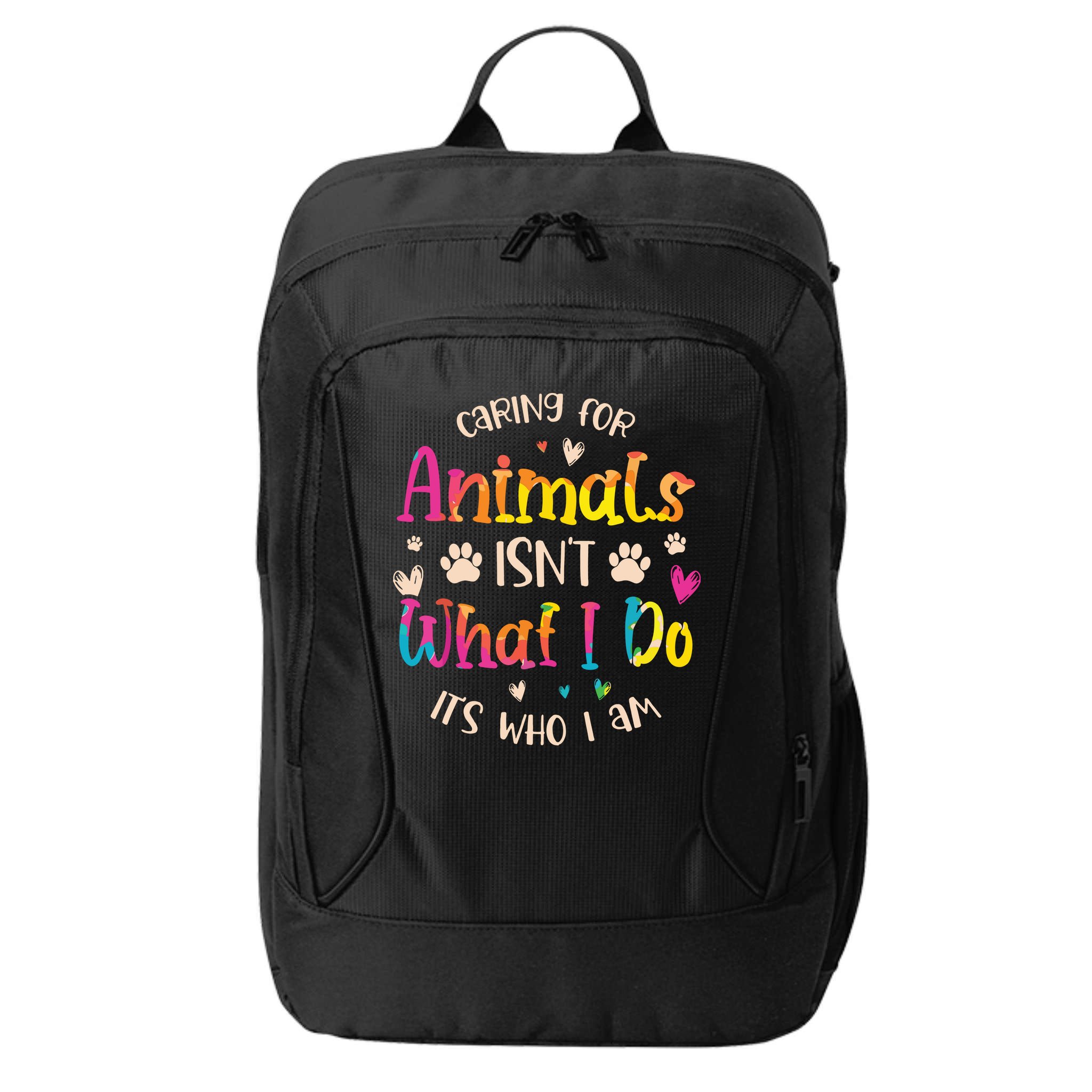 Caring For Animals Isnt What I Do Its Who Animal Rescue City Backpack