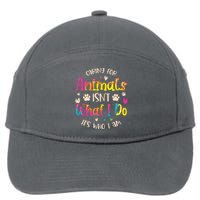 Caring For Animals Isnt What I Do Its Who Animal Rescue 7-Panel Snapback Hat
