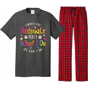 Caring For Animals Isnt What I Do Its Who Animal Rescue Pajama Set