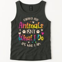 Caring For Animals Isnt What I Do Its Who Animal Rescue Tank Top