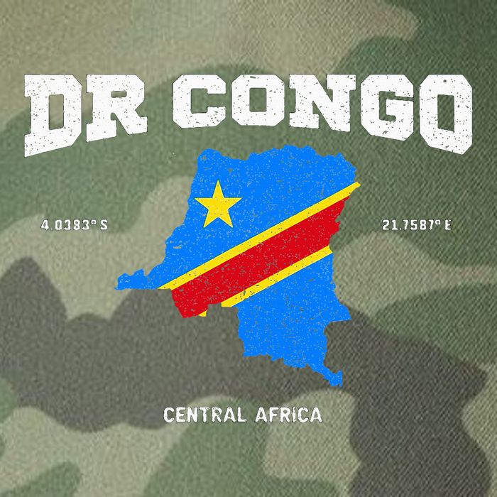 Congolese Flag And Map Dr. Congo Coordinates Legacy Tie Dye Trucker Hat