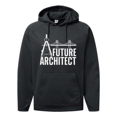 Cool Future Architect Art Architecture Student Performance Fleece Hoodie