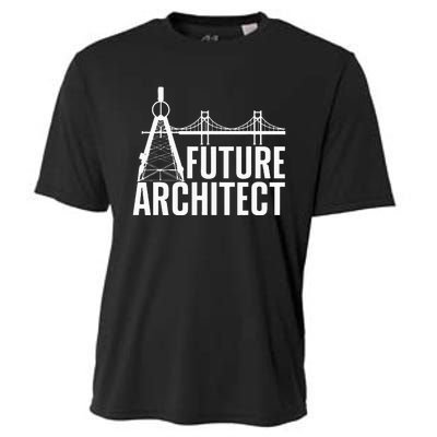 Cool Future Architect Art Architecture Student Cooling Performance Crew T-Shirt