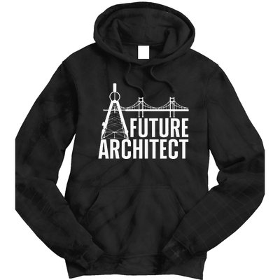 Cool Future Architect Art Architecture Student Tie Dye Hoodie