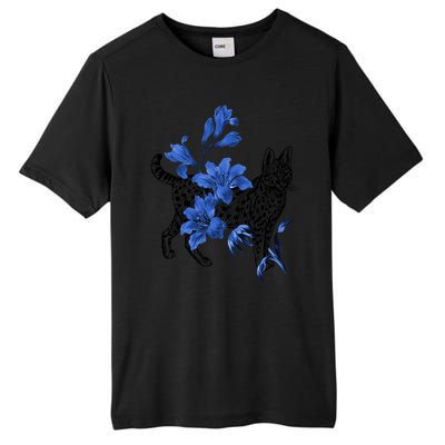 Cat Flower Art Cute Tall Fusion ChromaSoft Performance T-Shirt