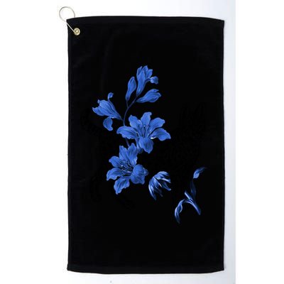 Cat Flower Art Cute Golf Towel