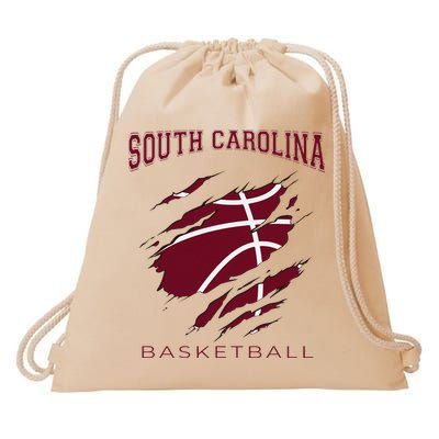 Carolinas Fan Apparel Hoops Gear South Carolina Basketball Drawstring Bag