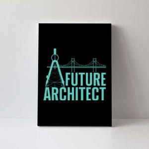 Cool Future Architect Art Architecture Student Canvas