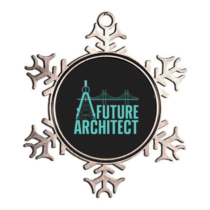 Cool Future Architect Art Architecture Student Metallic Star Ornament