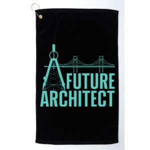 Cool Future Architect Art Architecture Student Platinum Collection Golf Towel