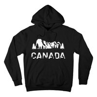 Canada Forest And Mountains Lake Louise Alberta Souvenir Hoodie