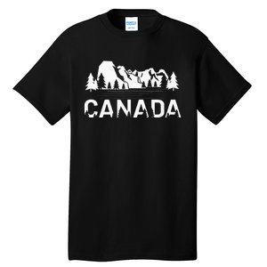 Canada Forest And Mountains Lake Louise Alberta Souvenir Tall T-Shirt