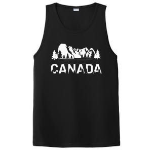 Canada Forest And Mountains Lake Louise Alberta Souvenir PosiCharge Competitor Tank