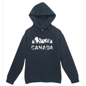 Canada Forest And Mountains Lake Louise Alberta Souvenir Urban Pullover Hoodie