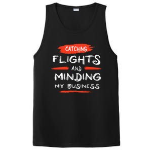 Catch Flights And Mind My Business PosiCharge Competitor Tank