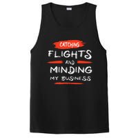 Catch Flights And Mind My Business PosiCharge Competitor Tank