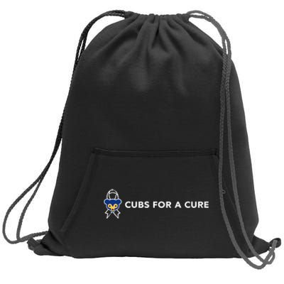 Cubs For A Cure Sweatshirt Cinch Pack Bag