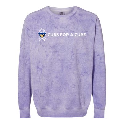 Cubs For A Cure Colorblast Crewneck Sweatshirt