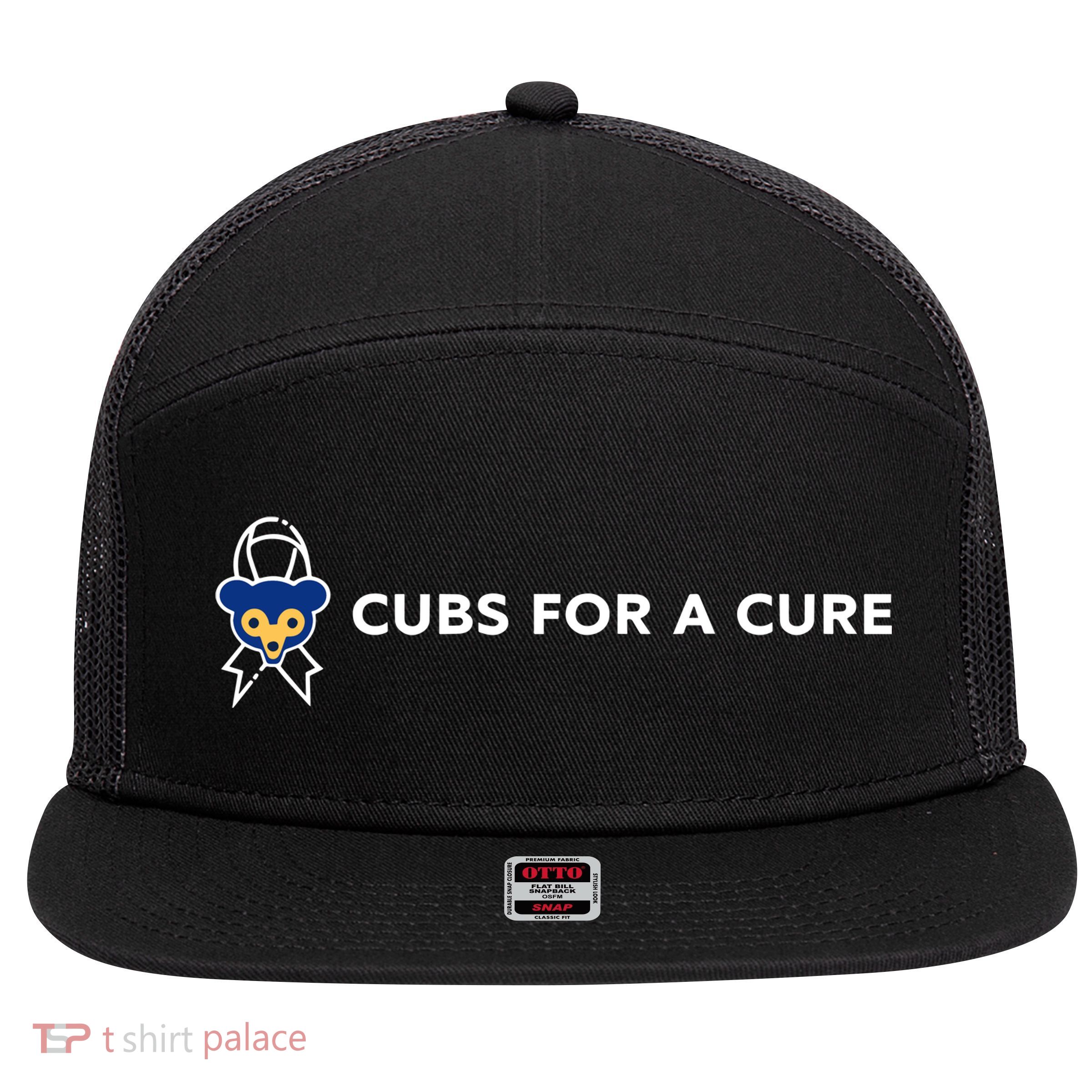 Cubs For A Cure 7 Panel Mesh Trucker Snapback Hat