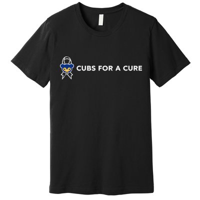 Cubs For A Cure Premium T-Shirt